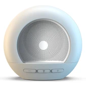 Akıllı Bluetooth Hoparlör ve Alarm - Beyaz - 1