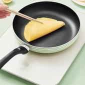 26cm Yapışmaz Tava - Lotus Yaprağı Kaplama - 3