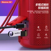 Kumaş Bluetooth Hoparlör - Siyah - 5 Saat Çalma Süresi - 7