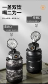 316 Paslanmaz Çelik Termos - Gri - 900ML - 10