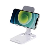 Katlanabilir Masa Telefon Tutucu - Beyaz - 2
