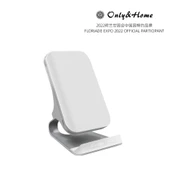 Katlanabilir Masaüstü Metal Telefon Standı - Mat Buzlu Beyaz thumbnail 6