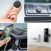Tüm Modellerle Uyumlu Manyetik Araç Içi Telefon Tutucu Çok Amaçlı Güçlü Mıknatıs - 2