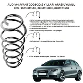 2 Adet Standart Yay ST102005R – Audi A4 Avant (2008-2015) Arka Helezon Yay Takımı - 1
