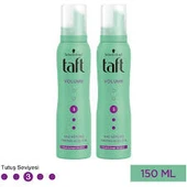 Taft True Volume Saç Köpüğü 150ml - 2'li Set Hacim Veric - 1