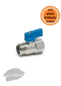 Wuvera 1/2” Mini Küresel Vana – %100 Pirinç Gövde, Kompakt Tasarım & Sızdırmaz Performans - 3