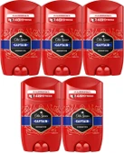 Old Spice Captain Stick Roll-On Men/Erkek Deodorant 50ML (5 Li Set) - 1