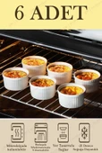 Sufle Kabı 6 Lı Seramik - 3