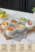 Sufle Kabı 6 Lı Seramik - 4