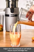 Slow Juicer Yavaş Sıkım Katı Meyve Sıkacağı - 8