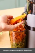 Slow Juicer Yavaş Sıkım Katı Meyve Sıkacağı - 6