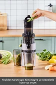 Slow Juicer Yavaş Sıkım Katı Meyve Sıkacağı - 5