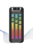 Gts-1852 Taşınabilir Rgb Ledli Bluetooth Hoparlör Usb-tf Siyah - 2