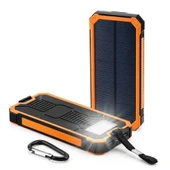 DEJİ GÜNEŞ ENERJİLİ EL FENERLİ SOLAR POWERBANK 10000MAH - 1