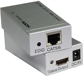 HYTECH HY-HDEX60 CAT6 - HDMI ÇEVİRİCİ 60 METRE - 1