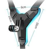 BUFFER® Motorsiklet Kask Önü Takılan Telefon Tutucu Aksiyon Kamerası Takılabilen Aparat - 4