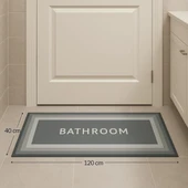 BUFFER® Sihirli Süper Su Emici Kaymaz Tabanlı Uzun Paspas 40*120 cm - 5