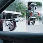 BUFFER® 4 Parça Yan Aynalar ve Yan Camlar İçin Araç Ayna Yağmur Kaydırıcı ve Cam Buğu Önleyici Film Seti - 3