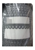 Çamaşır Lastiği Dantelli 1 cm 1 Metre Gri - 1