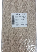 Dantel Polyester Sanal Tül Bant Cappucino 14,40 Metre En 3 cm ON-1517-C - 1