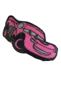 Aplike Ütü İle Yapışan Araba Pembe 95 Yazılı Arma 3x3 cm - 1