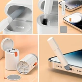 BUFFER® 20 Parça Çok Fonksiyonlu Bilgisayar Temizleme Seti Klavye Cep Telefonu Kablosuz Kulaklık Temizleme Kalemi Toz Alma Multi Temizlik Kiti 20in1 - 4