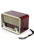 Nostalji Radyo Nns Ns-1537bt Şarjlı Fm Radyo Bluetooth Usb Aux - 1