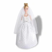 3381 Sun-rst-sıs-gelinlikli Manken Bebek Alisha 29 Cm - Sunman - 2