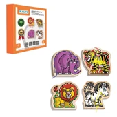 Kal-1019-1020 Chiva, Ahşap İp Geçirme- Safari Hayvanlar - 1