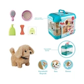 Jnd-6806 Hareketli Köpek Ve Işıklı Sesli Şeffaf Kafes Seti -vardem Oyuncak - 8