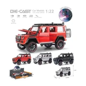 Hcl-501a Çek Bırak 1:22 Sesli Ve Işıklı Buharlı G-lüx Metal Jeep - 1