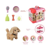 Jnd-6806 Hareketli Köpek Ve Işıklı Sesli Şeffaf Kafes Seti -vardem Oyuncak - 4