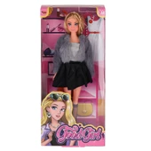 Wg-115519-20 Kürk Ceketli Elbiseli Bebek 29 Cm  -vardem Oyuncak - 4