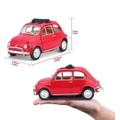 22099 Burago Fiat 500l 168 Kırmızı 1:24 -sunman - 4