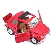 22099 Burago Fiat 500l 168 Kırmızı 1:24 -sunman - 3