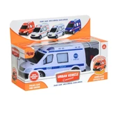 V001-2 V3 V004  Kumandalı Sesli Işıklı Polis Arabası-jandarma-ambulans-itfaiye 1:18-vardem - 1