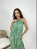 Lucky Life Kadın 9 ELBİSE-YEŞİL thumbnail 2