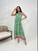 Lucky Life Kadın 9 ELBİSE-YEŞİL thumbnail 6