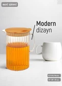 Bambu Renk Sürahi Plastik 2,1 Litre BPA FREE - 2