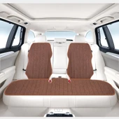 Bod Nysa Serisi Keten Oto Koltuk Koruyucu Minder Ön Arka Set Taba thumbnail 2