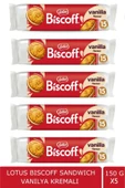 Lotus Bıscoff Sandwıch Bıscoff Vanilya Kremalı 150 gr X 5 Adet - 2