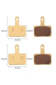 ROBESBON 2 Set Bisiklet Hidrolik Mekanik Disk Kaliper Fren Balatası Shimano Model Bisiklet Balata - 1