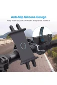 ROBESBON 4.7-6.5 Inc Silikon Scooter, Bisiklet Telefon Tutucu - 2