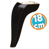 Mobilya Kanepe Tv Ünitesi Koltuk Ayağı 18 Cm Siyah Konsol Ayakları thumbnail 1