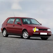 VW Golf 3 1992-1998 Ön Tampon Sağ Sinyal Lambası 1H0953050D - 2