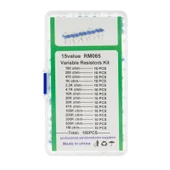 150 Adet 100R/1MR Trimpot Potansiyometre Seti Dik RM065 15 Çeşit Şeffaf Çantada - 4