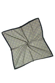 Ebruli Pamuklu Etnik Desenli Soft Eşarp – 90x90 cm - 3