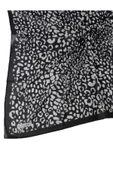 Mısırlı Eşarpları Leopar Desenli Star Krep Eşarp - 1