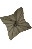 Mısırlı Eşarpları Düz Renk Krep Eşarp 100x100 Cm - 2