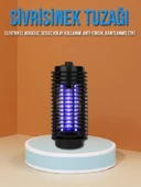 Sivrisinek Tuzağı Elektronik Sivrisinek Öldürücü Kokusuz, Sessiz Dış Ortamda Kullanıma Uygun Kancalı - 1